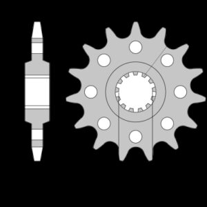 213-F-0580 PBR Front Sprocket