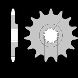213-F-0727 PBR Front Sprocket