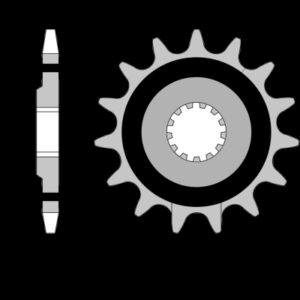 213-F-2137G PBR Front Rubber Damper Sprocket