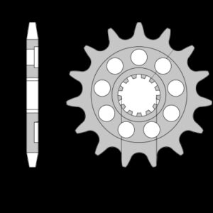 213-F-2141 PBR Front Sprocket-KXF450/KX450