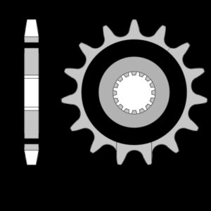 213-F-2190G PBR Front Rubber Damper Sprocket