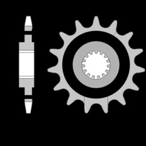 213-F-2344G PBR Front Rubber Damper Sprocket