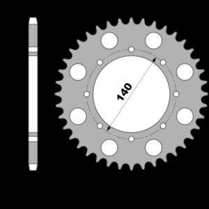 213-R-0491 PBR Steel Rear Sprocket