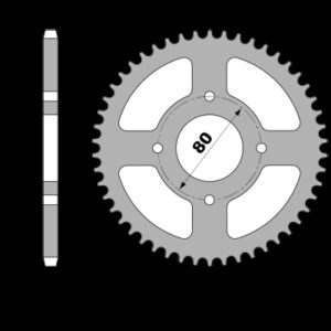213-R-0834 PBR Steel Rear Sprocket