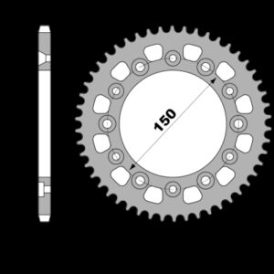 213-R-4308 PBR Steel Rear Sprocket