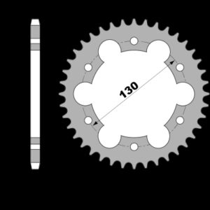 213-R-4401 PBR Steel Rear Sprocket