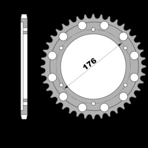 213-R-4434 PBR Steel Rear Sprocket