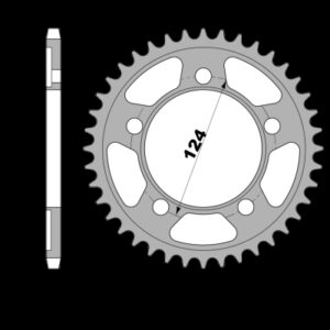 213-R-4508 PBR Steel Rear Sprocket