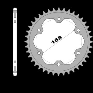 213-R-4550 PBR Steel Rear Sprocket
