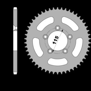 213-R-4610 PBR Steel Rear Sprocket