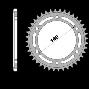 214-R-4400 PBR Alloy Rear Sprocket