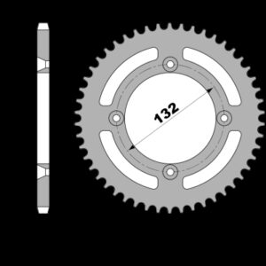 214-R-4486TA PBR Alloy Rear Sprocket