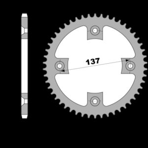 213-R-4509 PBR Steel Rear Sprocket