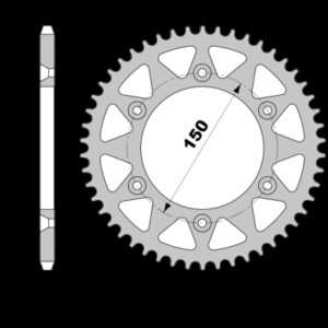 213-R-0489 PBR Steel Rear Sprocket