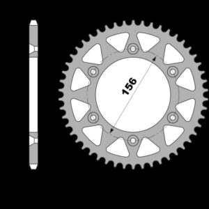 214-R-0702TA PBR Alloy Rear Sprocket